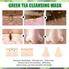 blackhead Remover Green Tea Mask Shrink Pore Nose Face Cleansing Masks Facial Black Dots Peel Off Mask Acne Treatments Skin Care g7Wj#