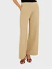 Женские джинсы, прямые брюки, женские однотонные брюки с высокой талией, весна 2024, женский широкий костюм, укороченные брюки