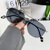 Sunglasses European American Style Woman Oval Shape UV Protection Sun Glasses Men Women High Quality Female Sunglass