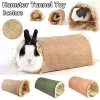 Jouets Lapin Tunnel Jouet Lapin Cachette Jouet Animal Herbe Paille Respirant Cobaye Chinchilla Furet Hamsters Rats Tunnel Jouet Pour Animal De Compagnie