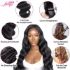 Wigs Brazilian Hair Bundles Body Wave Human Hair Weave Bundles Remy Hair Extension for Women Natural Color 830 Inches