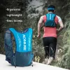 가방 Aonijie C9102S New Ultra Vest 5L 수화 배낭 팩 가방 소프트 워터 블레이더 플라스크 세트 하이킹 트레일 마라톤 레이스