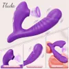 Clitóris sucção vibrador 10 velocidade vibratória sexo oral sucção clitóris estimulação masturbação feminina brinquedos eróticos para mulher 240320