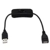 Novo cabo USB 28cm de 28cm com a extensão do cabo LIGUND/OFF TOLGLE PARA LAMPERIA USB LING USB SOUNDA DE PODERAÇÃO DO ADAPTADOR DE VENDA HOT DURAL