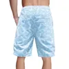 Herren-Shorts, voll bedruckt, Sommer, Alltag, lässig, locker, mit Taschen, All-Match-Kordelzug, elastische Taille, gerade