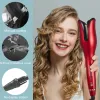 Irons Spin N Curl Ceramic Rotating Curler Auto Rotating Hair Curling Wand with Temperature Display and Timer Automatic Curling Iron