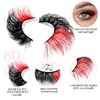 10 Pairs Colormix Les Fluffy Mink Les 6D False Eyeles Russian Eyeles D Curl Fake Eyeles Makeup S5RC#