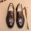 Scarpe casual uomini formali colori solido a punta punta di piedi Business Laceup Lowtop non slip oxford Oxford