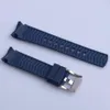 20mm 22mm Watch Accessories Band för Omega Blue Black Orange New Seamaster Cosmic Ocean at Series Watch Chain Watch Band MM Silico282s