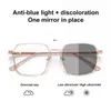 Sunglasses Blue Light Blocking Glasses With Brim Frame View For Unisex Eye Protection Transparent