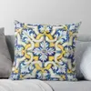 Pillow Portuguese Tiles Throw Luxury Cover Covers Decorative
