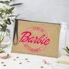Cosmetic Bags Let's Go Party Printed Large Capacity Pouch School Stationery Supplies Storage Case Travel Wash Lipstick Bag