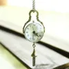 whole Marketing Retro Vintage Bronze Quartz Ball Glass Pocket Watch Necklace Chain Steampunk Jun 1209e