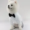 Köpek giyim gelinlik evcil hayvan gömlek pantolon takım dört ayak kedi butik kıyafetleri
