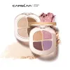 Shadow Carslan Big Eyes 4 Color Palette de fard à paupières Haute Pigment Qulée Nud Matte Sinom Glitter Smoky Feed Shadow Makeup Cosmetic