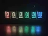 Skrivbordklockor lyx Nixie Glow Tube Clock Digital Desktop Decoration Exquisite Ornament RGB Silent Digit Clock Diy Wood Tabla Creative Clock L240323