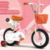 Biciclette ciclistica in bicicletta per bambini ragazzi ragazze pieghevoli biciclette per bambini in bicicletta per bambini in bicicletta ausiliaria biciclette regolabili