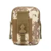 Pakt Molle Sports Waistpack Heren Outdoor Tactical Taille Bag Camouflage Wandelen Running 6 7inch mobiele portemonnee Accessoires Tassen