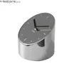 Desk Table Clocks Nouveau miroir table horloge chambre horloge nordique minimaliste 304 en acier inoxydable métal chevet muet horloge décorative horloge murale L240323