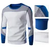 Herensweaters Geweldig sweatshirt Slanke ronde hals Zacht Casual Lente Warm Alle match mannen voor uitgaan