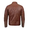 Fjackets Cafe Racer Jacket Men - Real Lambskin Leather Biker Motorcykeljackor för män