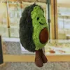 Animali di peluche ripieni Kawaii Peluche Avocado Donne Zaino Portachiavi 9 Stys Frutta e verdura Ciondolo Flully Portachiavi Peluche per bambini Bambola L240320