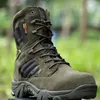 Camouflage Outdoor Mens Work Safety Boots Desert Boots Army Combat Training Shoes Outdoor Military Hiking Boots Climbing 240313