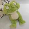 Animaux en peluche doux couvrant les yeux grenouille jouets en peluche oreillers de poupée Animal Panda canard lapin jouet Kawaii lapin Pushies pour ami cadeau de Pâques L240320