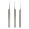 Profi stainl Steel Blackhead Remover Tweezers Home Needlesニキビの傷のトリートメントフェイススキンケアビューティーツールY3xc＃