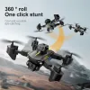 KY605S Mini Dron 4K HD Three Camera Four Way Obstacle Avoidance UAV Drone Long Range Headless Mode Optical Flow Hover FPV Drone