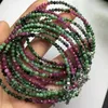 Decorative Figurines Unit One Piece 925 Silver Buckle With Natural Ruby Zoisite Crystal Healing Faceted Bead Bracelet Special Jewelry Gift