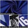 Groothandel Custom Sublimatie Ontwerp Volwassen Blank Voetbal Uniform Set Ademend Polyester Voetbal Jersey Shirt Voor Mannen W061 240318