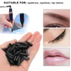 50pcs jetables stérilisés capuchons d'aiguille sourcil eye-liner lèvres tatouage aiguille buse capuchons 1P / 3R noir tatouage mitrailleuse Accory 32zh #