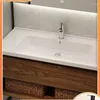 Banyo lavabo muslukları Çin tarzı siyah ceviz renkli dolap kombinasyon masası