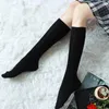 Women Socks Korean Velvet Stockings Soft Elastic Calf Winter Warm Knee High Sock Lolita Candy Color Stocking Cosplay Party Accessories