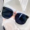 2 pcs Designer de luxe de mode 2023 nouvelle version coréenne gm carré grand cadre lunettes de soleil avancées Tiktok net rouge lunettes de soleil tendance de la mode