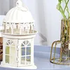 Świecane uchwyty Vintage Holder Courtyard Floor Outdoor Wind Lampa Wedding Lantern Ornament Zamek nr