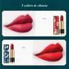 Neues seidenmattes Lippenstift-Make-up-Set im chinesischen Stil, mehrfarbiges Kosmetik-Set, nahrhafter Lippenfarbanzug, einfach zu tragender Lippenbalsam, Lippe q5uy #