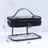 Förvaringspåsar Portable Makeup Organizer Transparent kosmetisk påse Travloatetri Pouch med vattentät för våt Easy Traveling