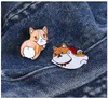 Grappige dieren vrienden emaille pins Leuke Anime Films Games Harde Emaille Pins Verzamel Cartoon Broche Rugzak Hoed Tas Kraag Revers badges