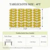 Table Cloth Classic Solid Stem Modern Graphic Tablecloth Rectangular Waterproof Orla Kiely Cover For Kitchen 4FT