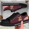 Casual schoenenstijl Waerbestendig plat PU-leer Kappersmes Ontwerp Canvas lage top voor dames heren Outdoor lichte sneakers