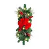 Dekorativer Blumen-Weihnachts-LED-Kranz mit heller Wandbehang für den Hof