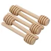 Spoons Wooden Honey Dipper Stick Small Spoon Sticks Long Handle Dispense Drizzle Wedding Party Favors