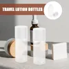 Storage Bottles 4 Pcs Milk Bottle Travel The Pet Liquid Containers Leak Proof