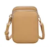 Bolsa de ombro feminina carteira bolsa única diária bolsa de telefone zíper moda crossbody bolsa 3 camadas oxford pano mini presente