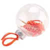 Party Decoration Knitting Christmas Ball Ornament - And Crocheting Decorative With Hanging Hoop Winter