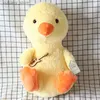 Animais de pelúcia de pelúcia 23cm pato macio plushies brinquedos kawaii ephant pengiun seping companheiro de pelúcia animal bebê bonecas brinquedos para crianças presentes de natal l240320