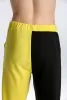 2023 Black Yellow Patchwork Joggers Pants Men Winter Thicken Sports Jogging Sweatpants Men Streetwear Casual Clothing