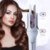 Ferros modelador de cabelo automático formando em 10 segundos rotação elétrica anion sem lesão à prova de escaldamento estilo de cabelo curling ferro 32mm